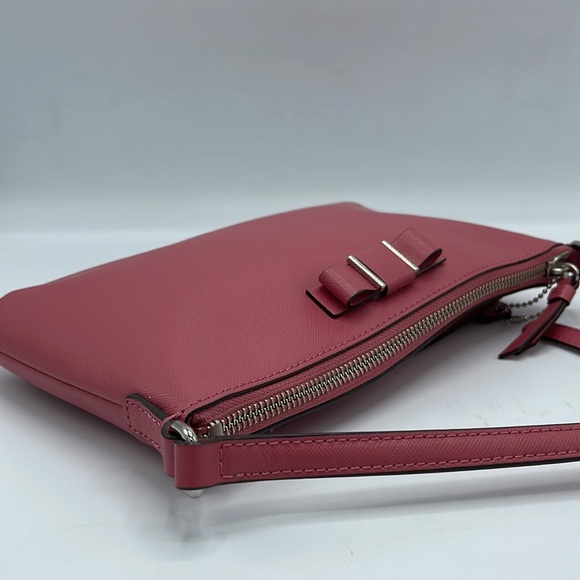 COACH EAST WEST CROSSBODY PURSE WITH BOW - Picture 7 of 11